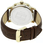 Original Tommy Hilfiger Men's Watch - Gold Case & Brown Leather (1791291)