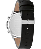 Original Tommy Hilfiger Men's Watch - Silver Case & Black Rubber (1710495)