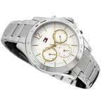 Original Tommy Hilfiger Lori Women's Watch - Silver Steel & Crystal Markers (1782194)