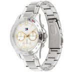 Original Tommy Hilfiger Lori Women's Watch - Silver Steel & Crystal Markers (1782194)