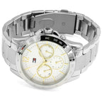 Original Tommy Hilfiger Lori Women's Watch - Silver Steel & Crystal Markers (1782194)