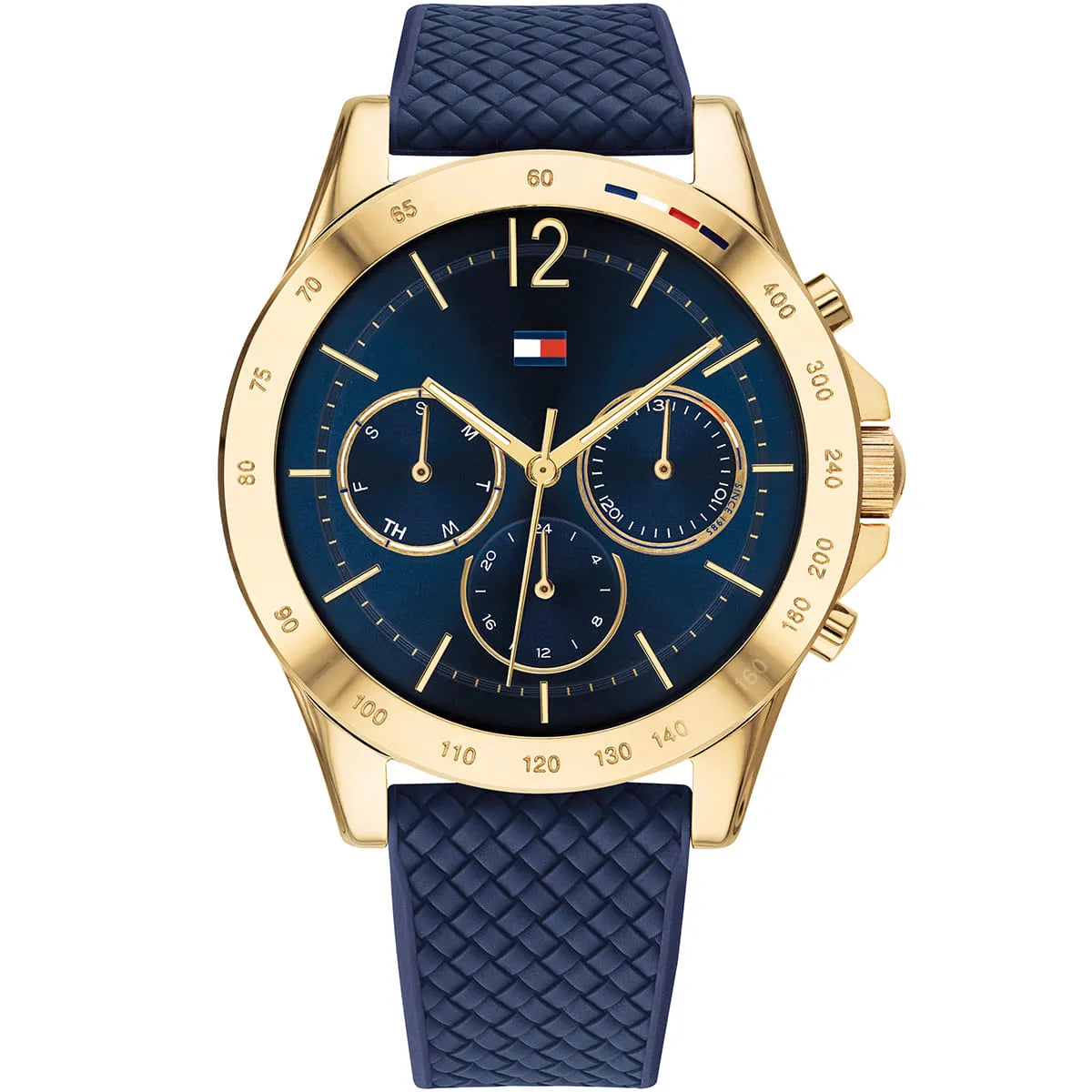 Original Tommy Hilfiger Lori Women's Watch - Navy Case & Navy Rubber Strap (1782198)