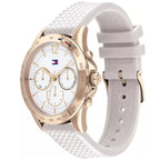 Original Tommy Hilfiger Lori Women's Watch - Gold Case & Navy Rubber Strap (1782199)