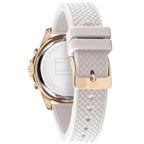 Original Tommy Hilfiger Lori Women's Watch - Gold Case & Navy Rubber Strap (1782199)