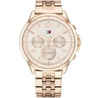 Original Tommy Hilfiger Lori Women's Watch - Rose Gold Steel & Crystal Markers (1782224)