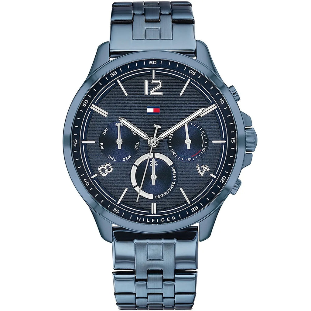Original Tommy Hilfiger Lori Women's Watch - Navy Blue Steel & Crystal Markers (1782227)