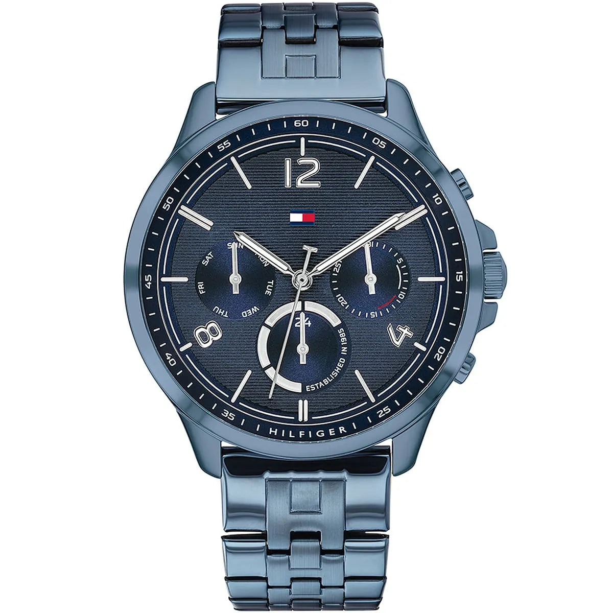 Original Tommy Hilfiger Lori Women's Watch - Navy Blue Steel & Crystal Markers (1782227)