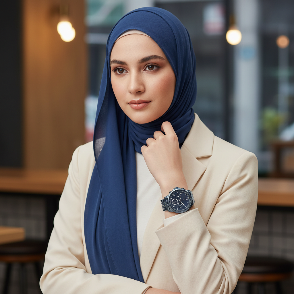 Original Tommy Hilfiger Lori Women's Watch - Navy Blue Steel & Crystal Markers (1782227)