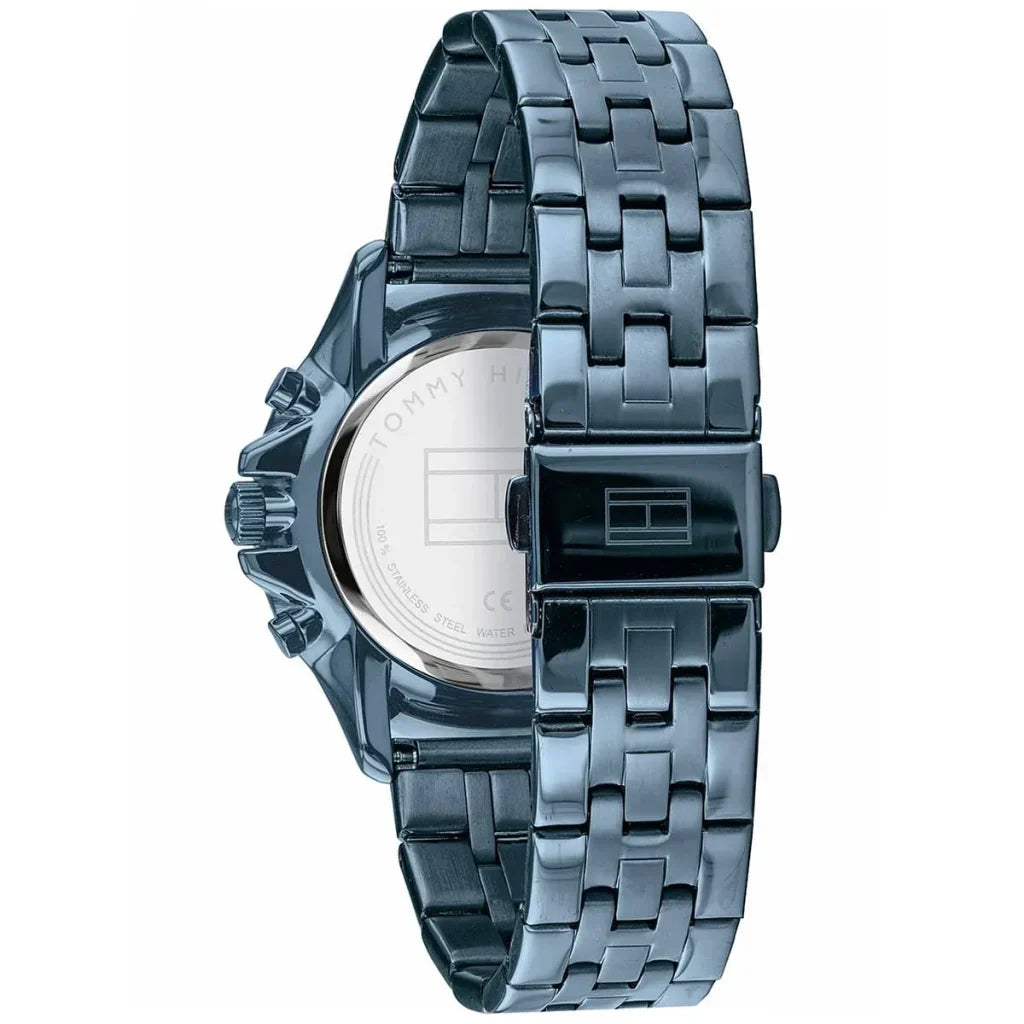 Original Tommy Hilfiger Lori Women's Watch - Navy Blue Steel & Crystal Markers (1782227)