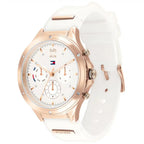 Original Tommy Hilfiger Lori Women's Watch - Silver Steel & Crystal Markers (1782280)