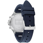 Original Tommy Hilfiger Lori Women's Watch - Silver Case & Navy Rubber Strap (1782281)