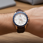 Original Tommy Hilfiger Luke Men's Watch - Gold Case & Brown Leather (1791118)