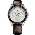 Original Tommy Hilfiger Luke Men's Watch - Gold Case & Brown Leather (1791118)