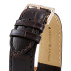 Original Tommy Hilfiger Luke Men's Watch - Gold Case & Brown Leather (1791118)