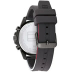 Original Tommy Hilfiger Men's Watch - Gunmetal Case & Gray Rubber (1791792)