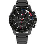 Original Tommy Hilfiger Mason Men's Watch - All Black Steel Case & Bracelet (1791935)