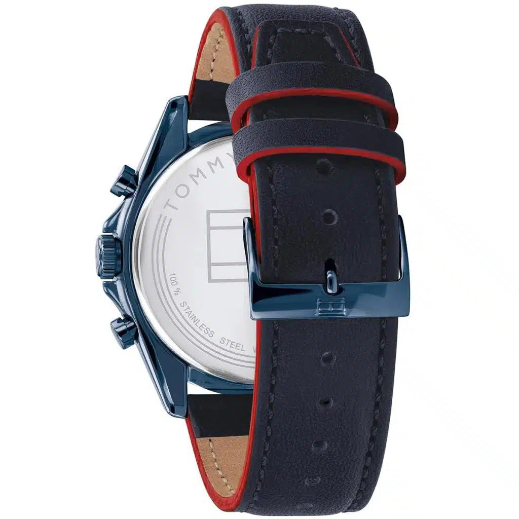 Original Tommy Hilfiger Men's Watch - Navy Blue Case & Leather (1791839)