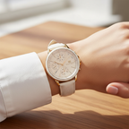 Original Tommy Hilfiger Shawn Women's Watch - Gold Case & White Saffiano Leather (1781789)