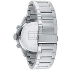 Original Tommy Hilfiger Shawn Men's Watch - Silver Steel & Black Dial (1791805)