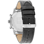 Original Tommy Hilfiger Men's Watch - Gray Dial & Black Leather (1791883)
