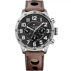 Original Tommy Hilfiger Men's Watch - Silver Case & Brown Leather (1791049)