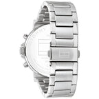 Original Tommy Hilfiger Tyson Men's Watch - Silver Steel & Dark Grey Dial (1710604)