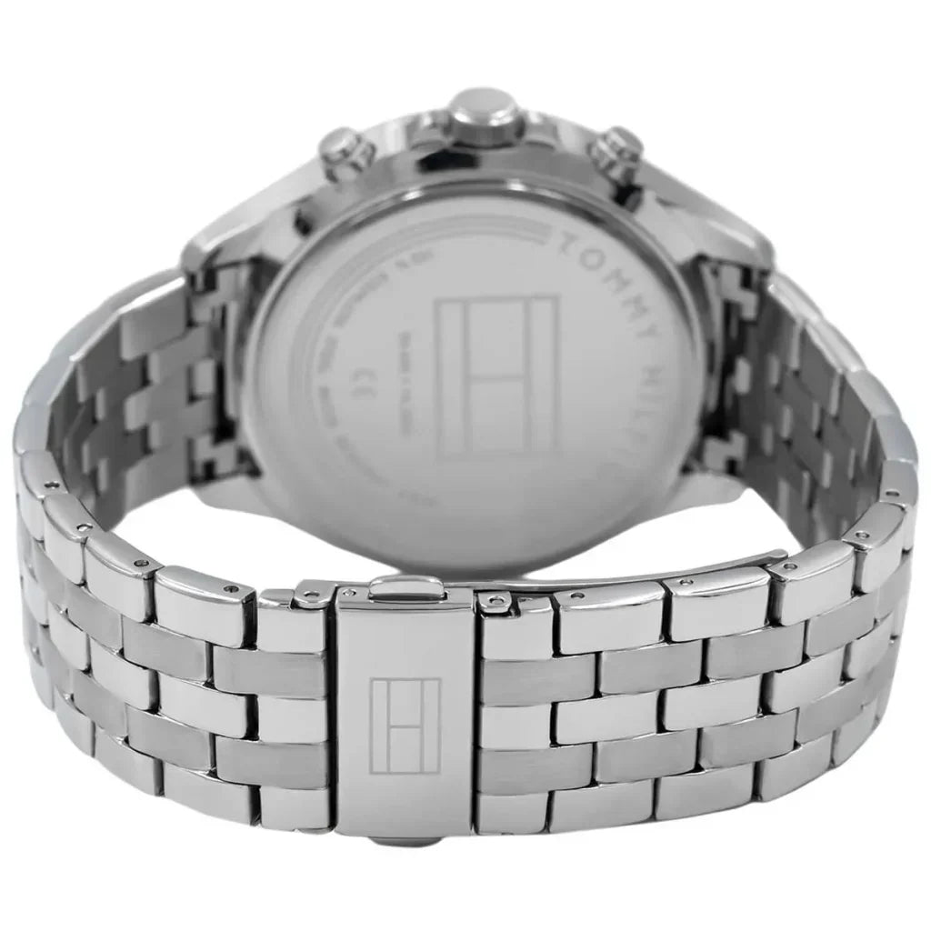 Original Tommy Hilfiger West Men's Watch - Silver Steel & Dark Grey Dial (1791707)