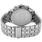 Original Tommy Hilfiger West Men's Watch - Silver Steel & Dark Grey Dial (1791707)