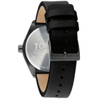 Original Tommy Jeans Monogram Pop Men's Watch - Gunmetal Case & Black Leather (1791773)