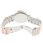 Michael Kors Parker MK6314 Two-Tone Watch with Rose Gold MK Logo Dial