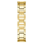 Guess U1155L3 Gold Case Gold Dial Gold Silver Striped Mesh Women's Watch