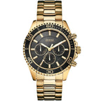Guess Chaser Chronograph W0170G2 Gold Case Black Dial Gold Metal Men's Watch