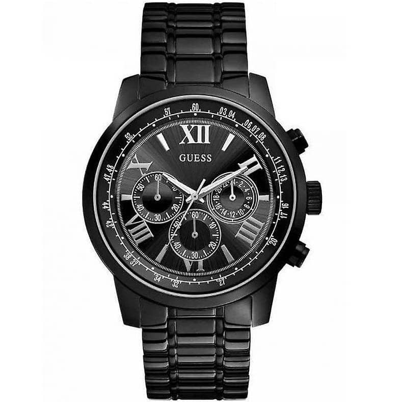 Guess Horizon W0379G2 Black Ion-Plated Chronograph Look Watch