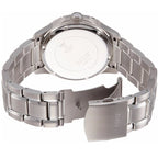 Guess Horizon W0379G3 Silver Tone Blue Dial Chronograph Look Watch