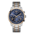 Guess Horizon W0379G7 Two-Tone Silver & Rose Gold Blue Dial Watch