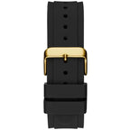 Guess Legacy Multi-Function W1049G5 Gold Case Black Dial Black Rubber Men's Watch