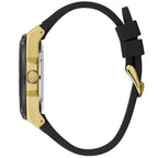 Guess Legacy Multi-Function W1049G5 Gold Case Black Dial Black Rubber Men's Watch