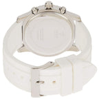 Guess Confetti Multi-Function W1098L1 Silver Case Crystal Bezel White Rubber Women's Watch