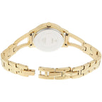 Guess W1145L3 Gold Case Triangle Logo Gold Bangle Women's Watch