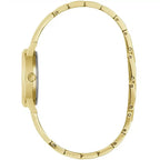 Guess W1145L3 Gold Case Triangle Logo Gold Bangle Women's Watch