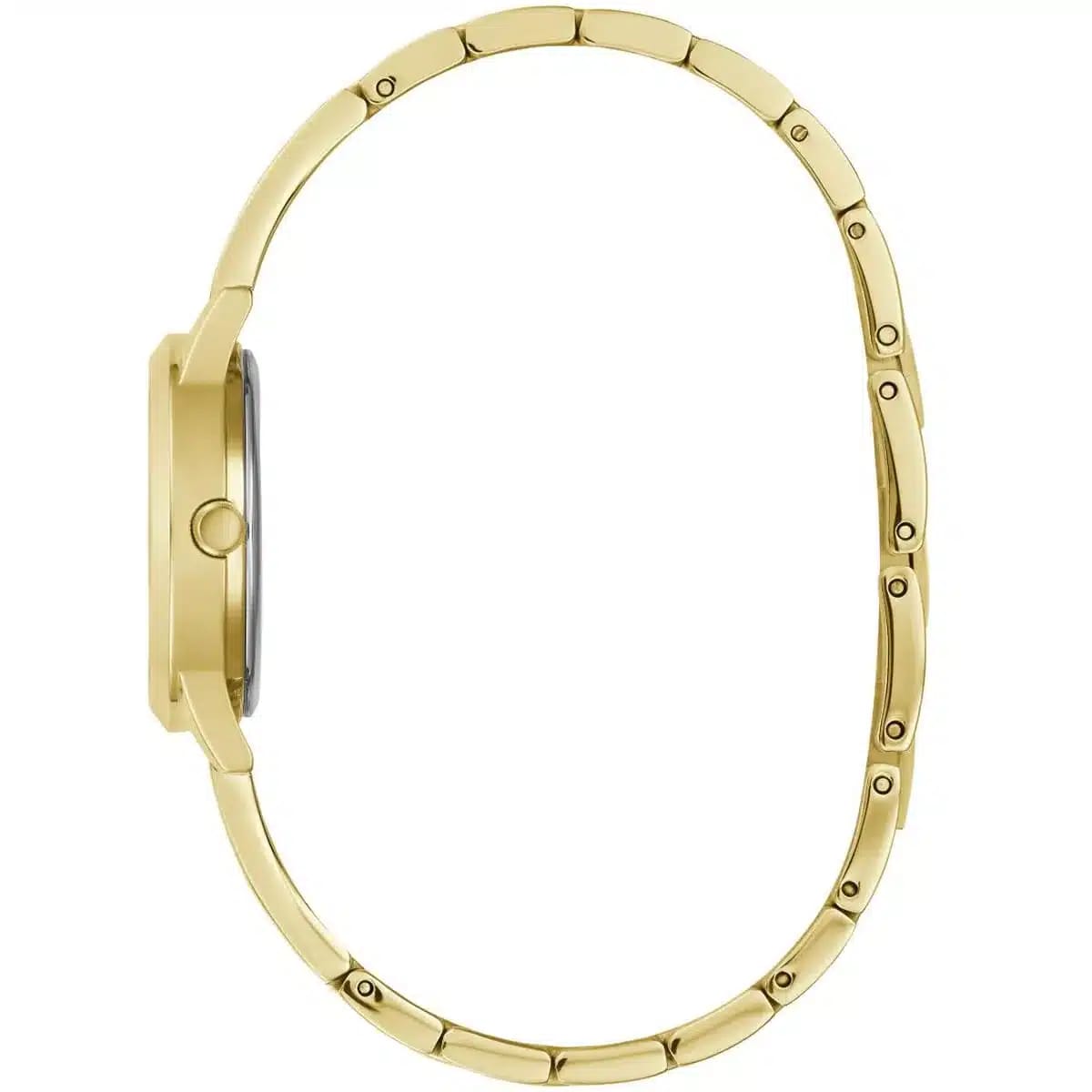 Guess W1145L3 Gold Case Triangle Logo Gold Bangle Women's Watch