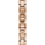 Guess W1145L4 Rose Gold Case Triangle Logo Rose Gold Bangle Women's Watch
