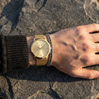 Guess Richmond W1263G2 All Gold Case Gold Dial Gold Mesh Men's Watch