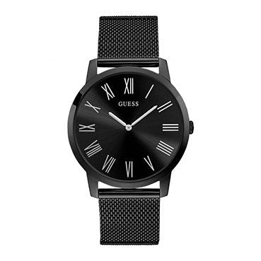 Guess Richmond W1263G3 All Black Case Black Dial Black Mesh Men's Watch