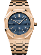 Audemars Piguet Royal Oak Jumbo Extra-Thin 15202OR.OO.1240OR.01 18K Rose Gold 39mm Blue Dial Men’s Watch