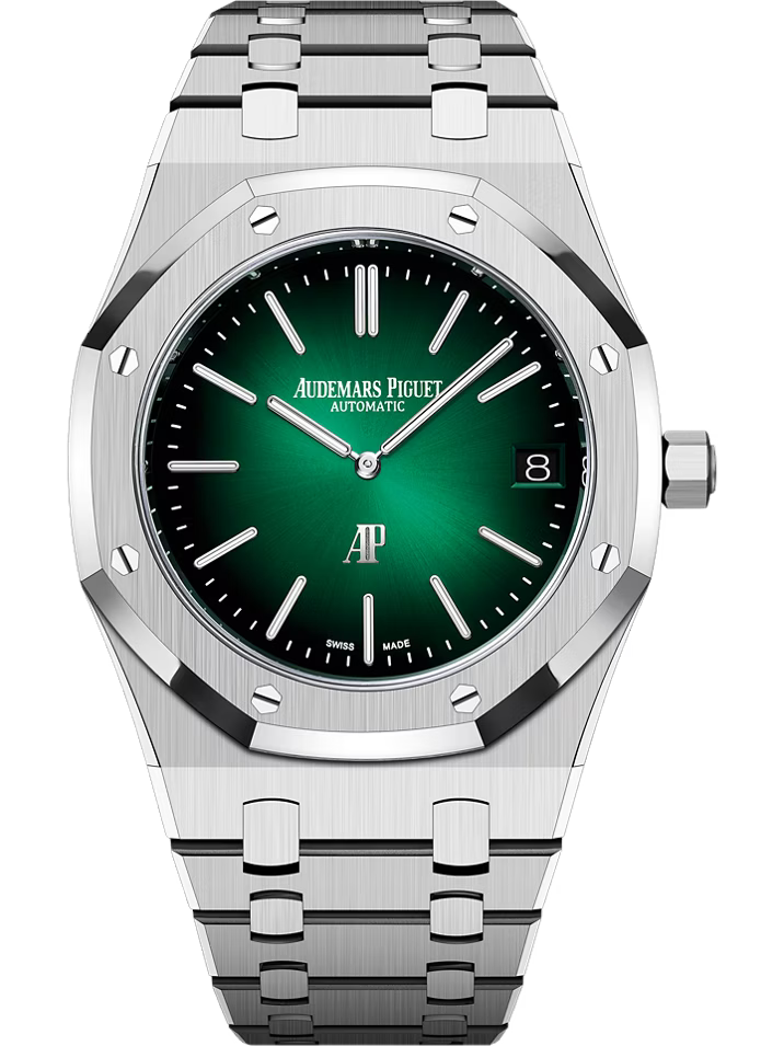 Audemars Piguet Royal Oak 16202PT.OO.1240PT.01 “Jumbo” Extra-Thin “50Th Anniversary” Platinum